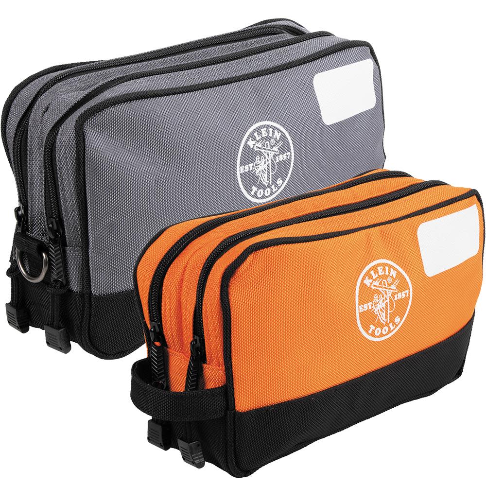 Klein Tools Double Zipper Tool Bag, 2-Pack 55579 - Acme Tools