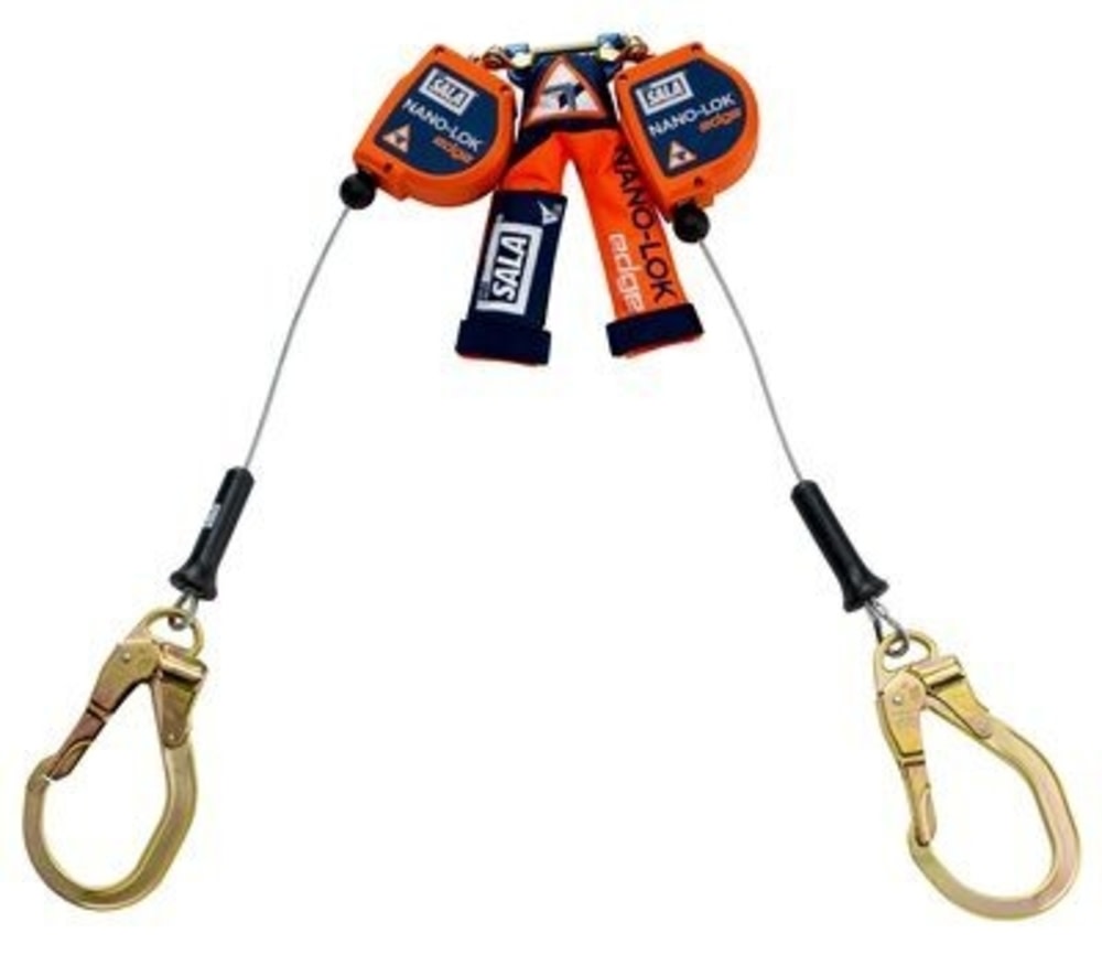 

DBI Sala 8 ft. Nano-Lok edge Twin-Leg Quick Connect Self Retracting Lifeline Cable