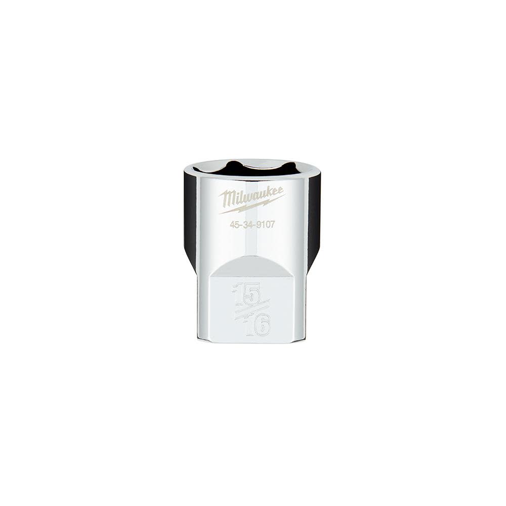 

Milwaukee 1/2 in. Drive 15/16 in. SAE 6-Point Socket with FOUR FLAT Sides