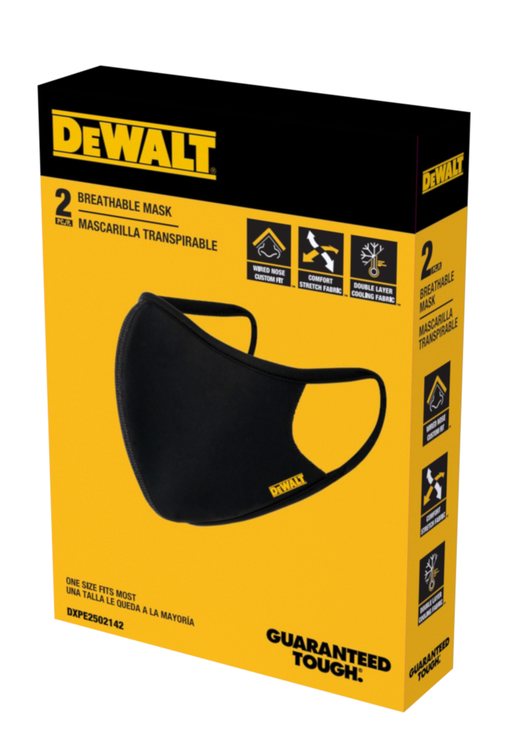 Builders Lite Weight Snood Face Mask Dewalt/print Face Washable Cover