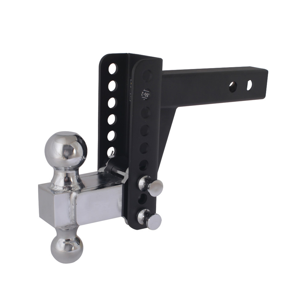 

Trailer Valet Blackout 14000 lbs Capacity Adjustable Drop Hitch 2" & 2 5/16" Ball