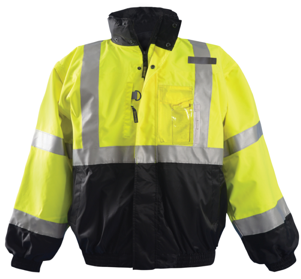 Occunomix Premium Black Bottom Bomber Jacket - 2XL