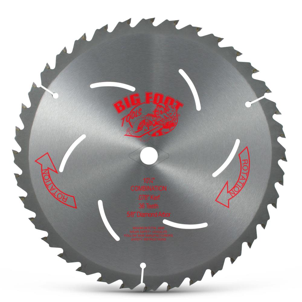 

Big Foot Tools 10-1/4 In. Blade 36 Tooth - BL-102536T