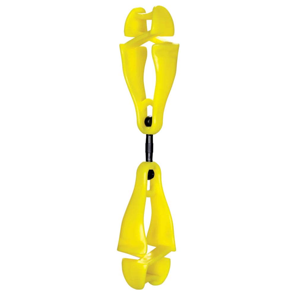 Ergodyne 3420 Swiveling Glove Clip Holder Dual Clips Lime