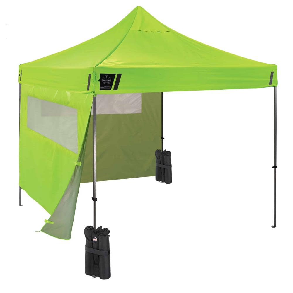 

Ergodyne Shax 6052 Single Lime Heavy Duty Tent Kit Mesh Windows 10' x 10'