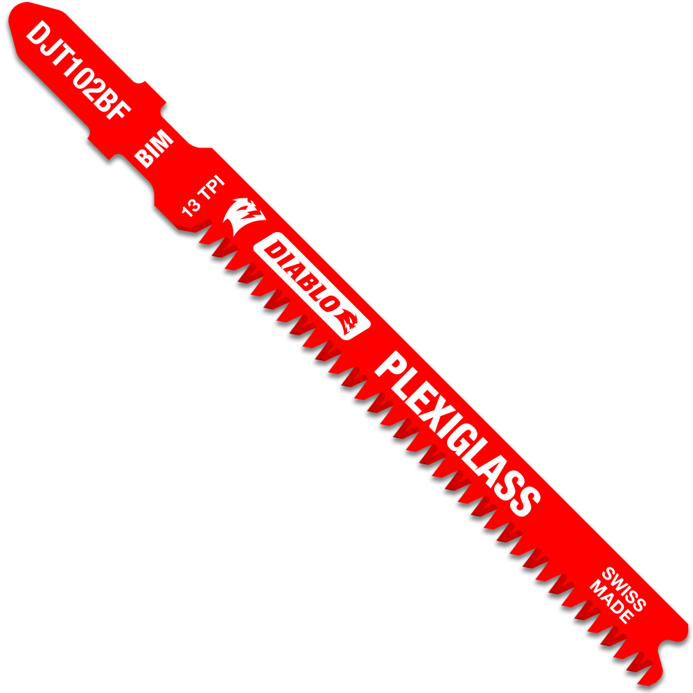 

Diablo Tools 3-5/8" 13 TPI Bi-Metal T-Shank Jig Saw Blades for Plexiglass 5pk