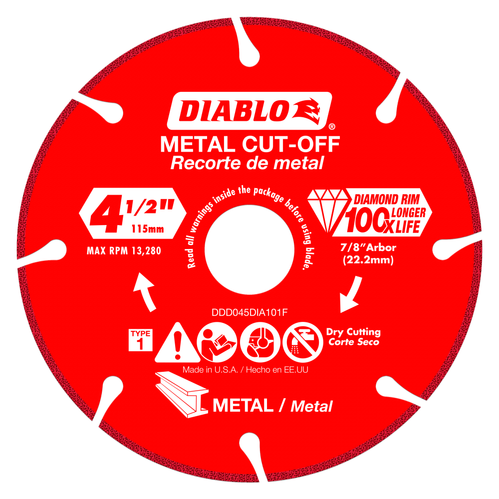 

Diablo Tools 4-1/2" Diamond Metal Cut-Off Blade