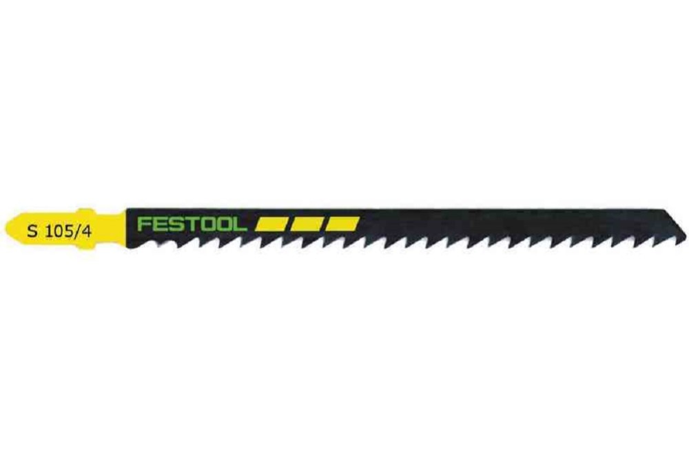 

Festool Fast-Cutting Jigsaw Blades S 105/4 4 1/8 Inch 6 TPI - Pack of 5