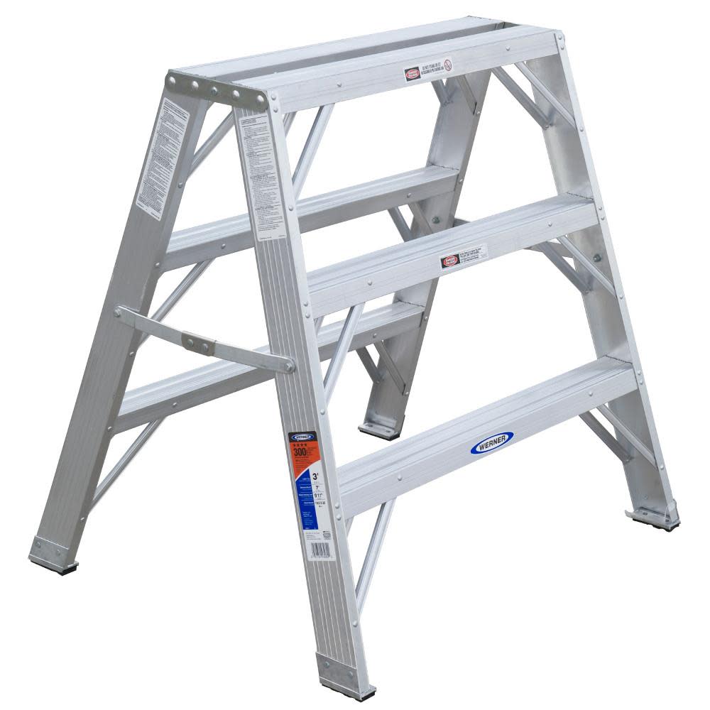 

Werner 3 Ft. Aluminum Twin-Work Stand Type IA