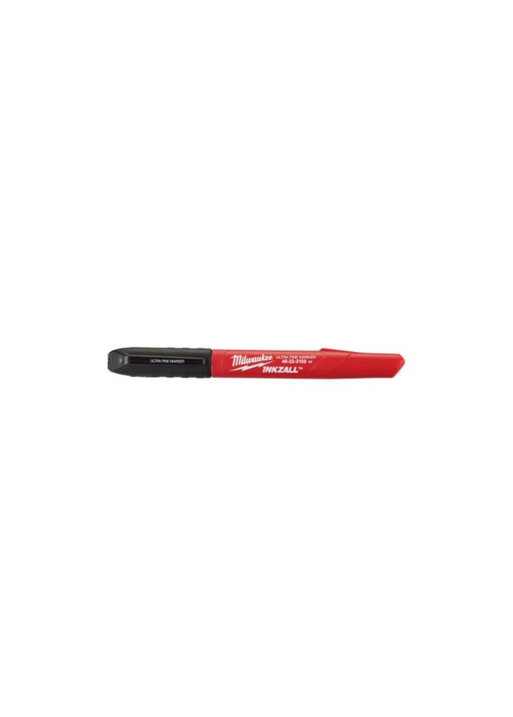 Milwaukee 12 pk INKZALL Black Ultra Fine Point Markers