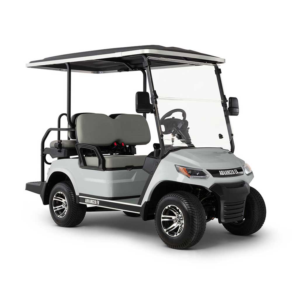 Advanced EV ADVENT 4 Golf Car 48V Electric 2+2 Silver