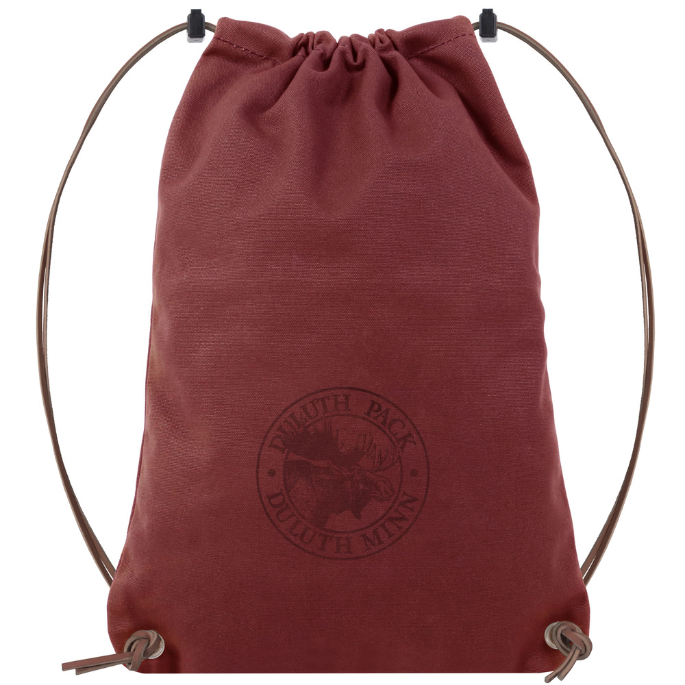 

Duluth Pack Drawstring Backpack - Burgundy
