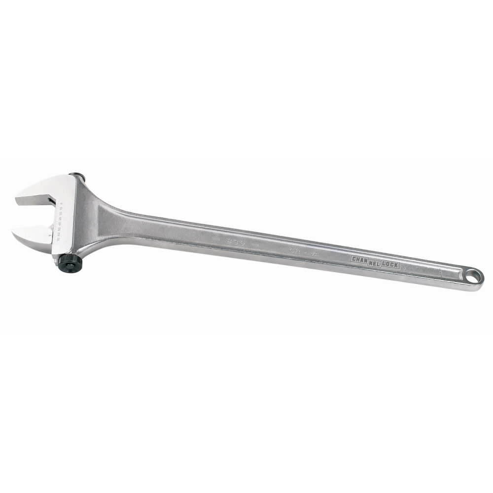 

Channellock 30 In. Adjustable Chrome Wrench