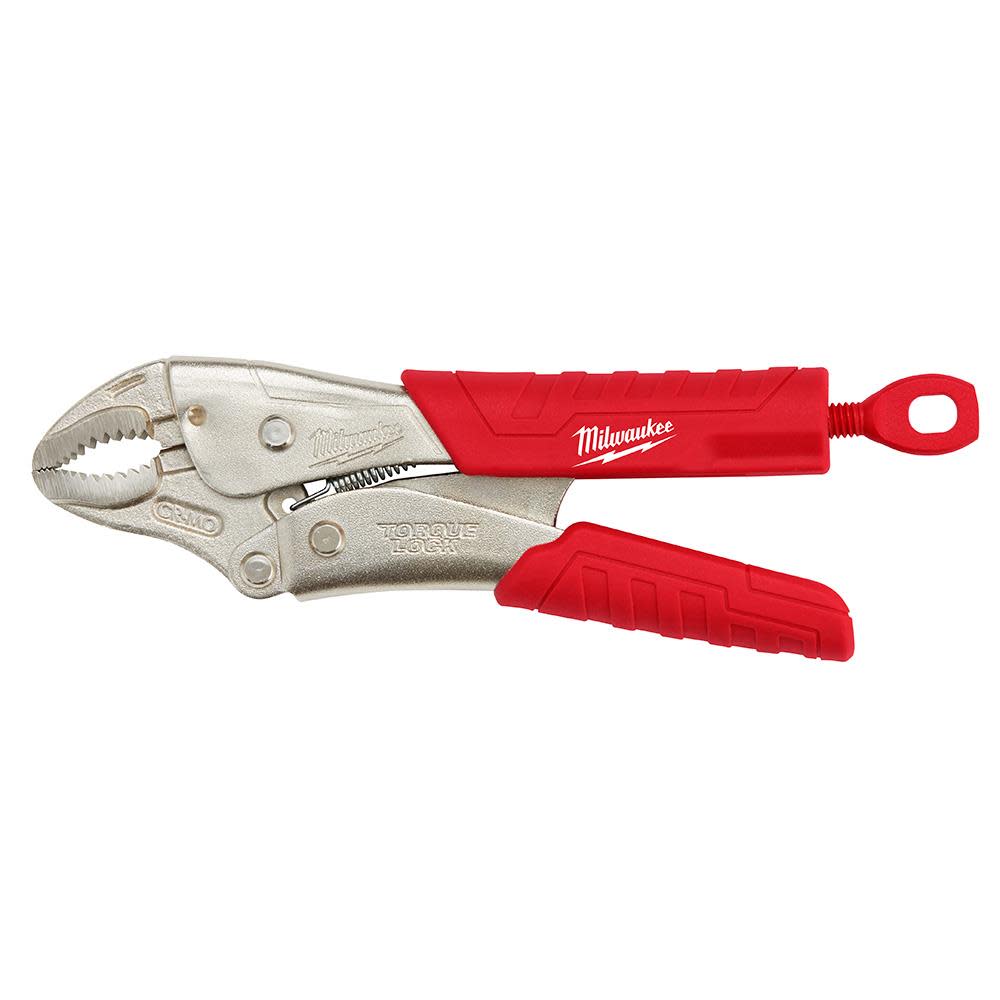 

Milwaukee 7 in. TORQUE LOCK Curved Jaw Locking Pliers With Grip