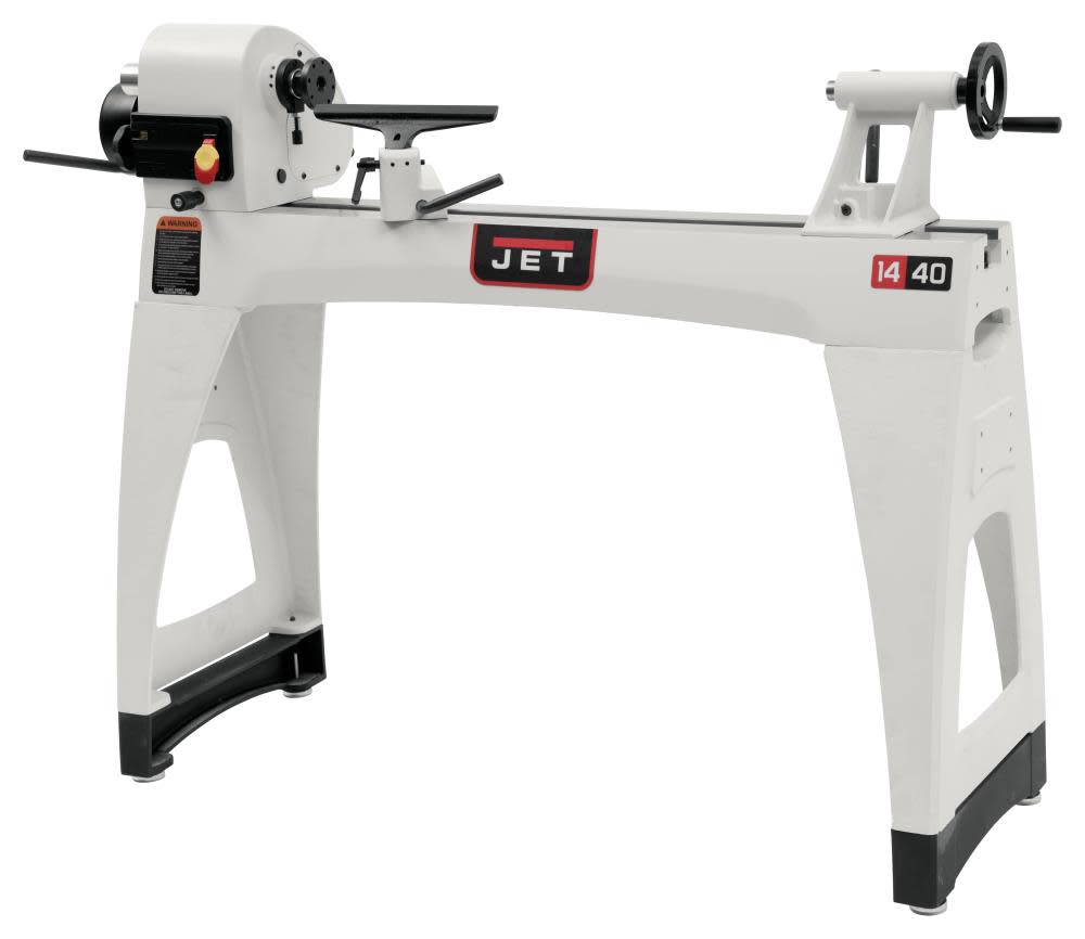 JET JWL-1440VSK 14 In. x 40 In. Wood Lathe with Legs JT9-719400K