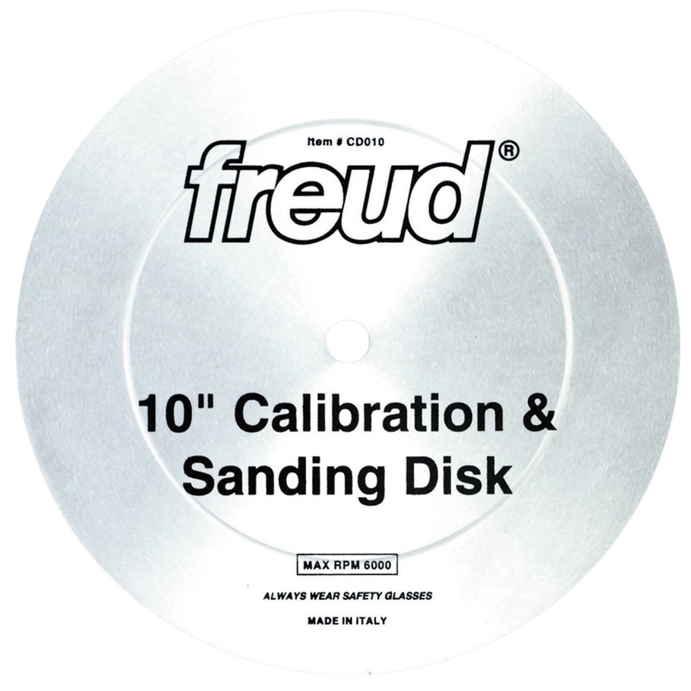 Table saw sanding top disc