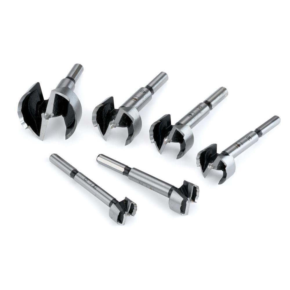 

Fisch 6 pc Wood Box Metric Forstner Bit Set