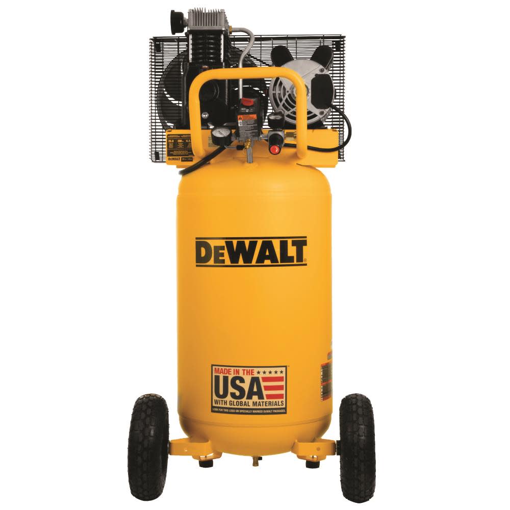 

DEWALT 25 Gallon 200 PSI Portable Vertical Electric Air Compressor