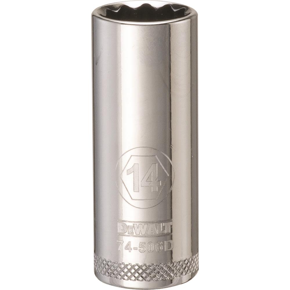 

DEWALT Socket 12 Point 3/8" Drive Deep 14MM