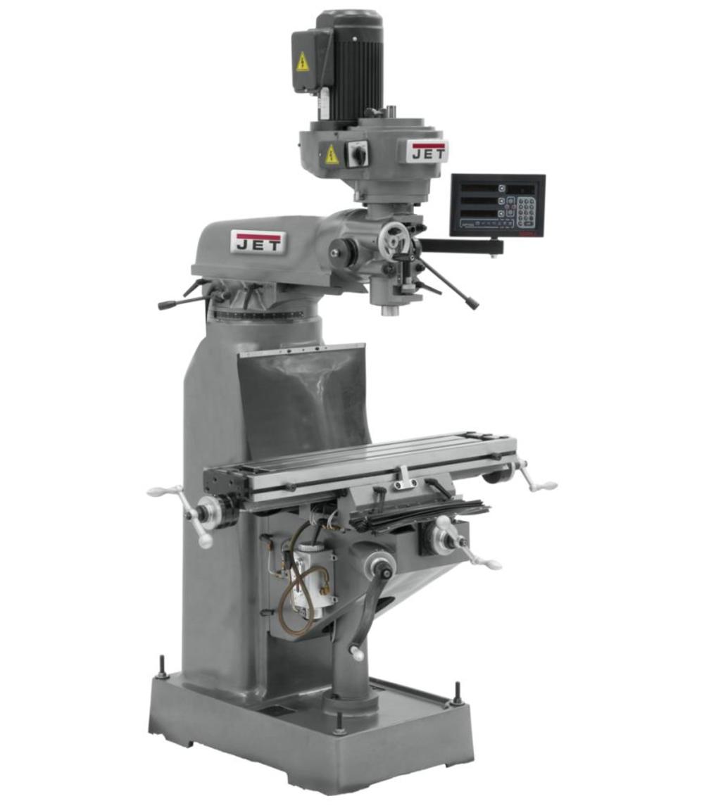 

JET JTM-836-1 Mill with 3-Axis Newall DP700 DRO