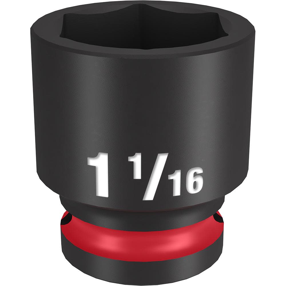 

Milwaukee Impact Socket 1/2" Drive 1 1/16" Standard 6 Point