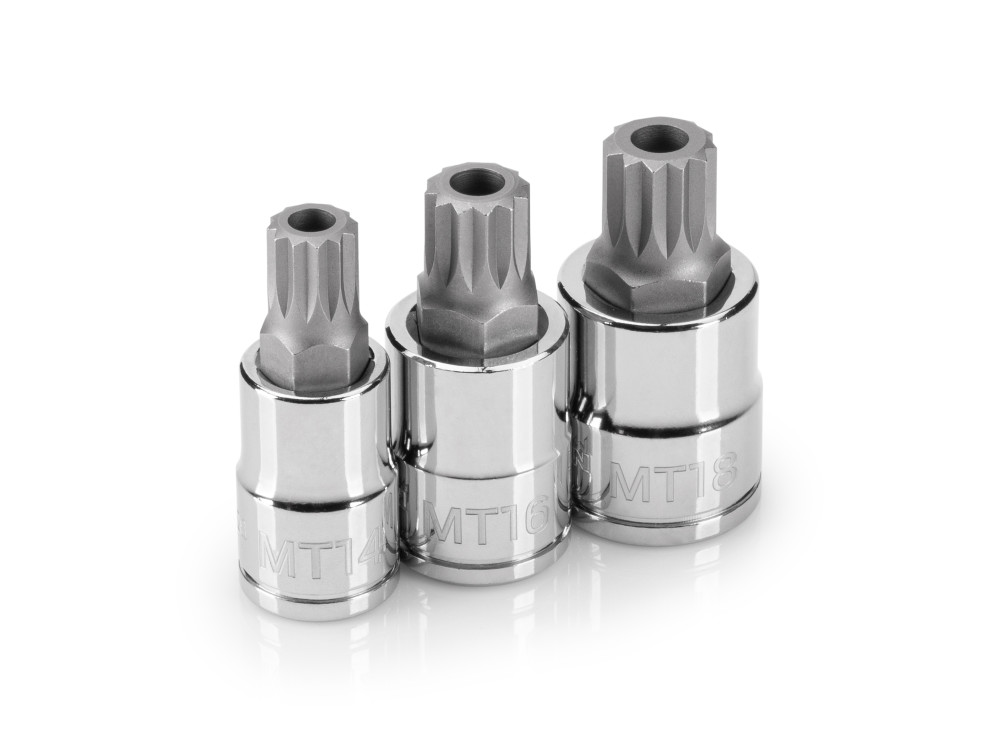 Tr Socket Tekton 1/2 Inch TR Triple Square Bit Socket Set, 3 Piece (MT14-MT18 ...