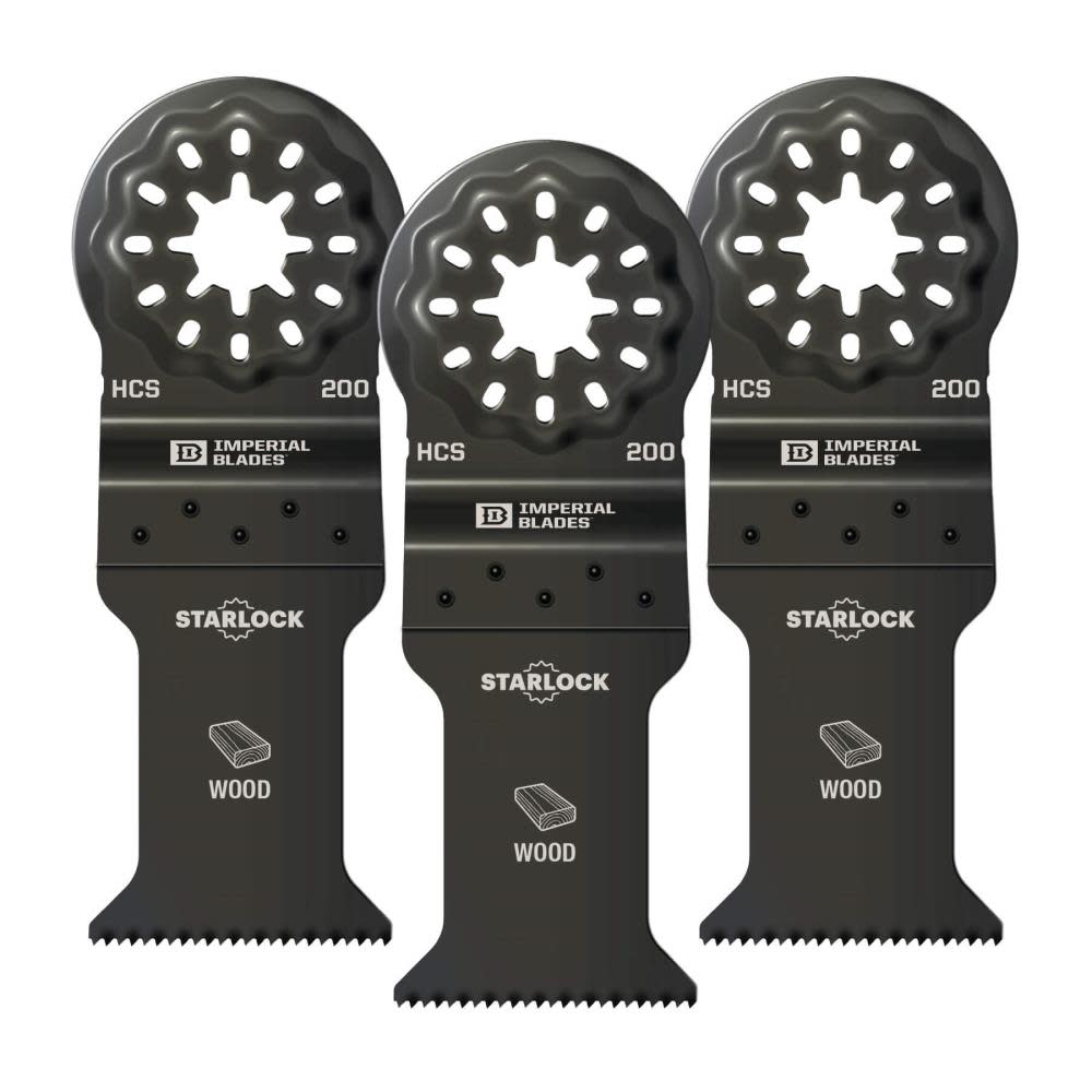 Imperial Blades Starlock 1 3/8" Standard Wood Blade 3pc
