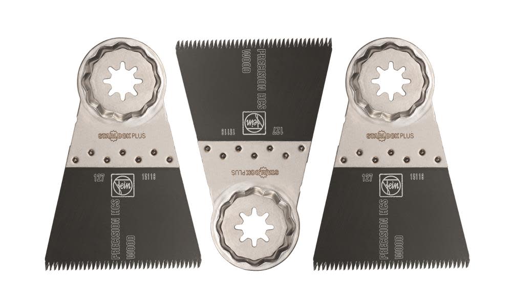 

Fein StarlockPlus E-Cut 127 Precision Saw Blade for All Wood Materials Plasterboard and Soft Plastics