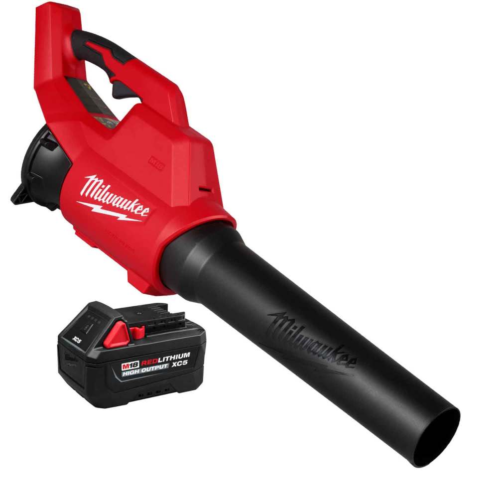 View Milwaukee M18 450 CFM Handheld Blower and M18 XC5 Battery Pack