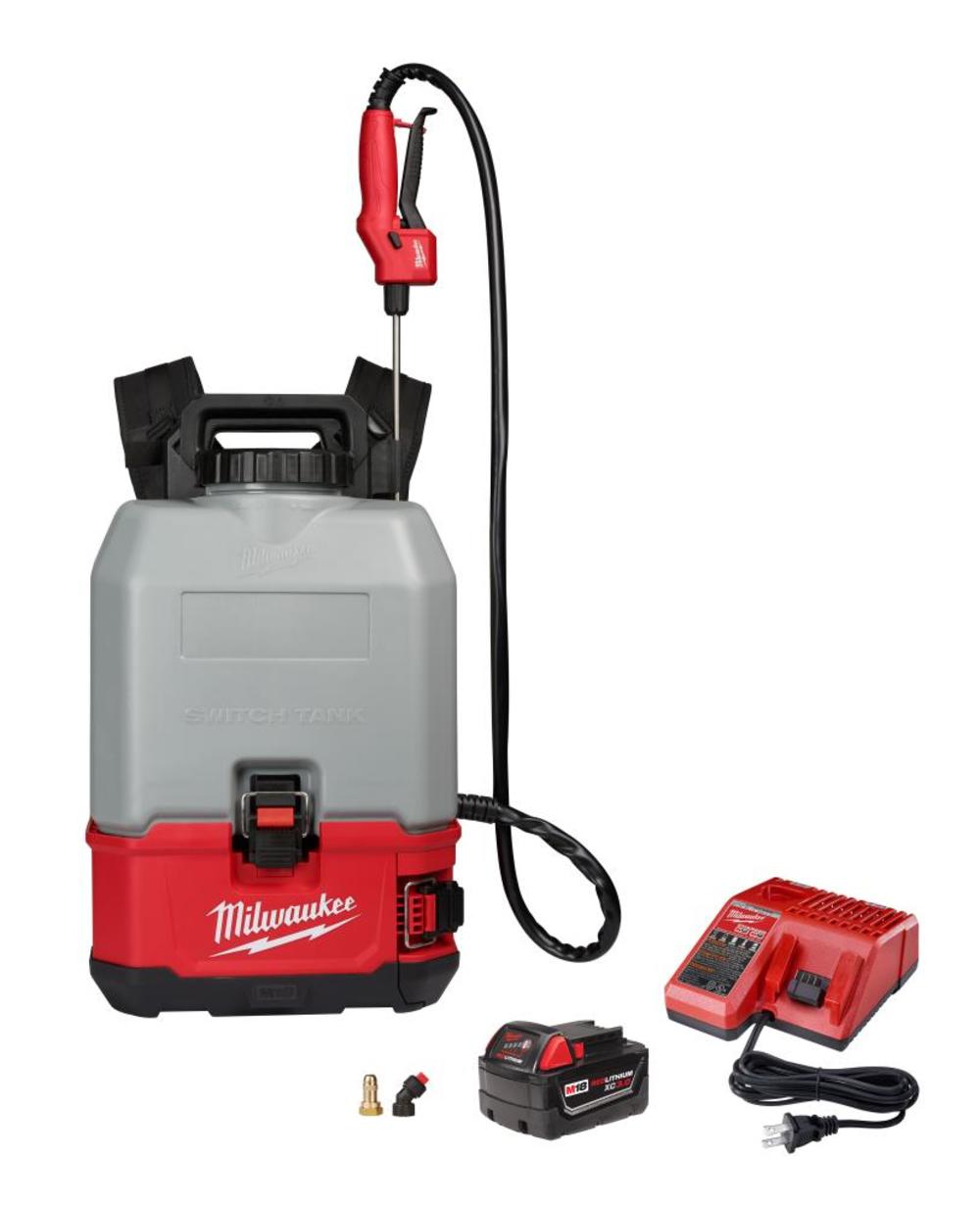 

Milwaukee M18 SWITCH TANK 4-Gallon Backpack Concrete Sprayer Kit