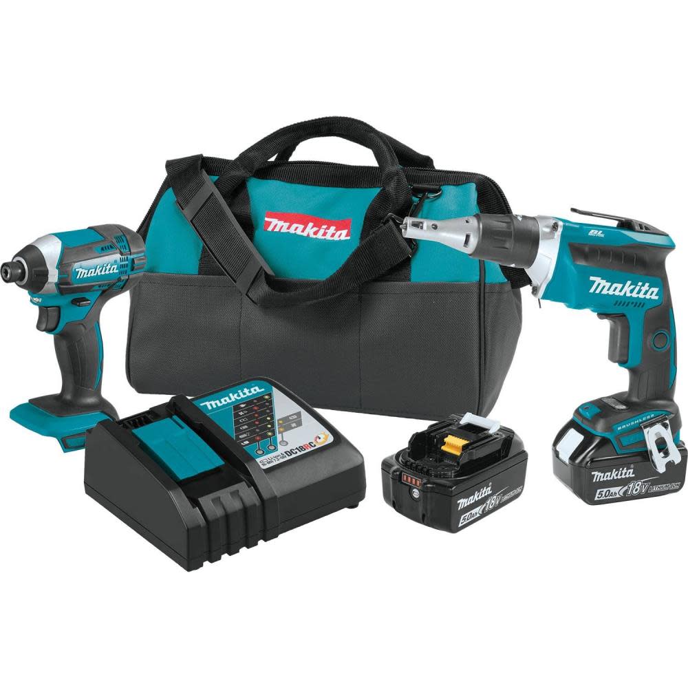 

Makita 18V LXT Lithium-Ion Cordless 2-Pc. Combo Kit (5.0Ah)