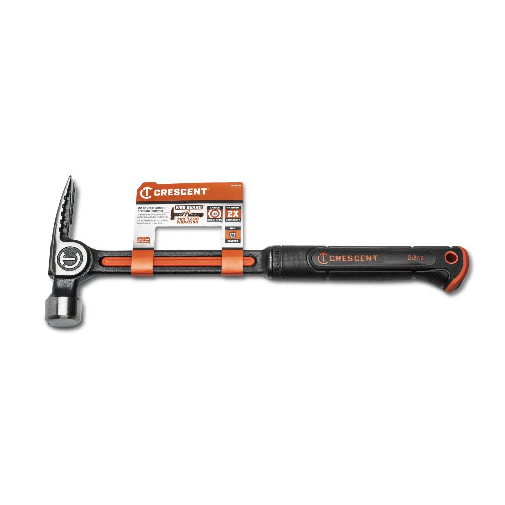 Crescent Framing Hammer 22oz Steel Smooth Face