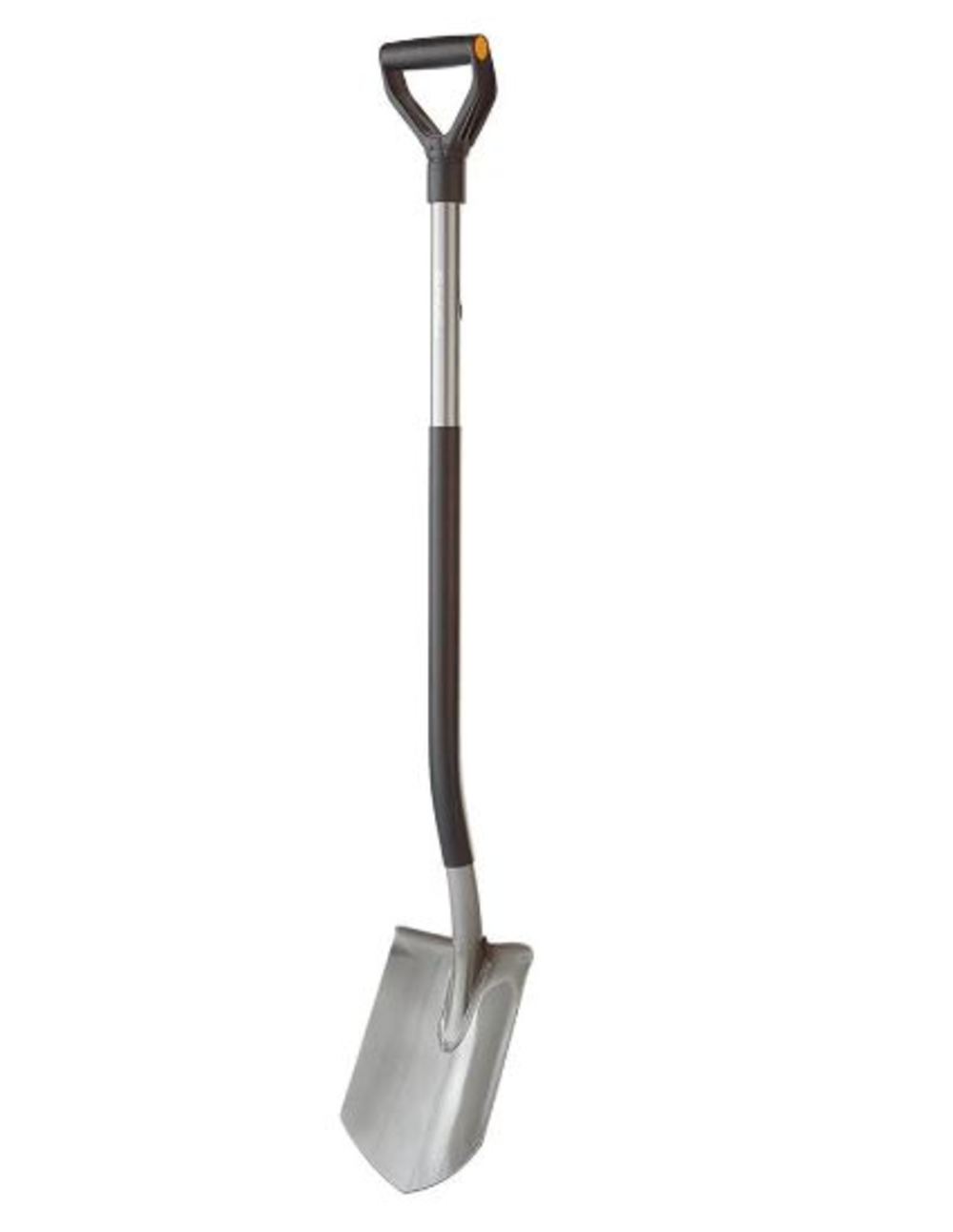 Fiskars 49in Ergo D Handle Round Point Steel Shovel 3314101001 Acme
