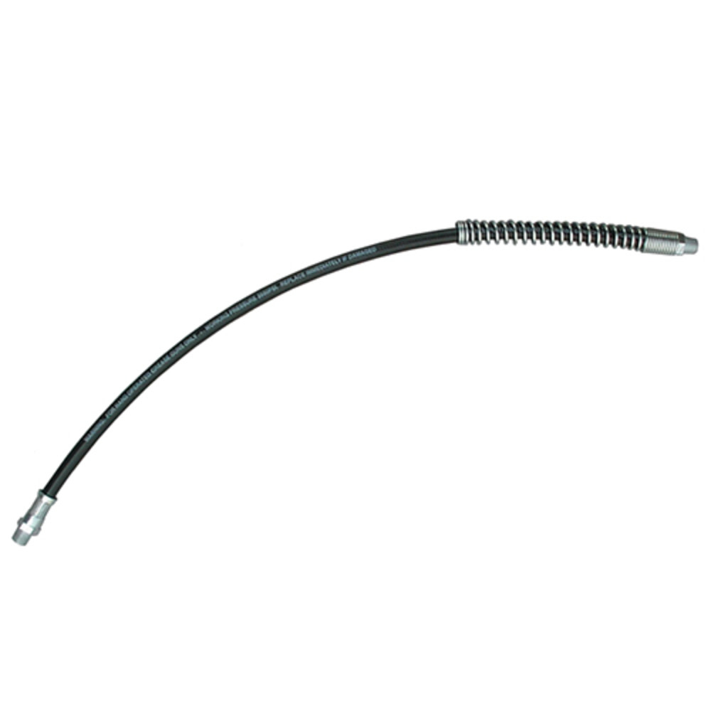

American Forge 18In Grease Gun Hose with Spring Guard