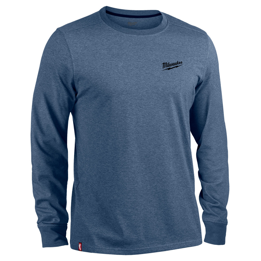 Milwaukee Hybrid Work Tee Long Sleeve Blue XL