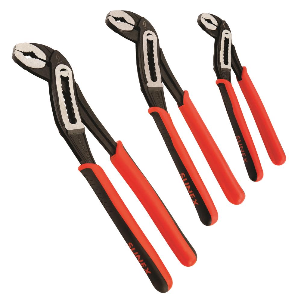 

Sunex 3 Pc Slip Joint Water Pump Pliers Set