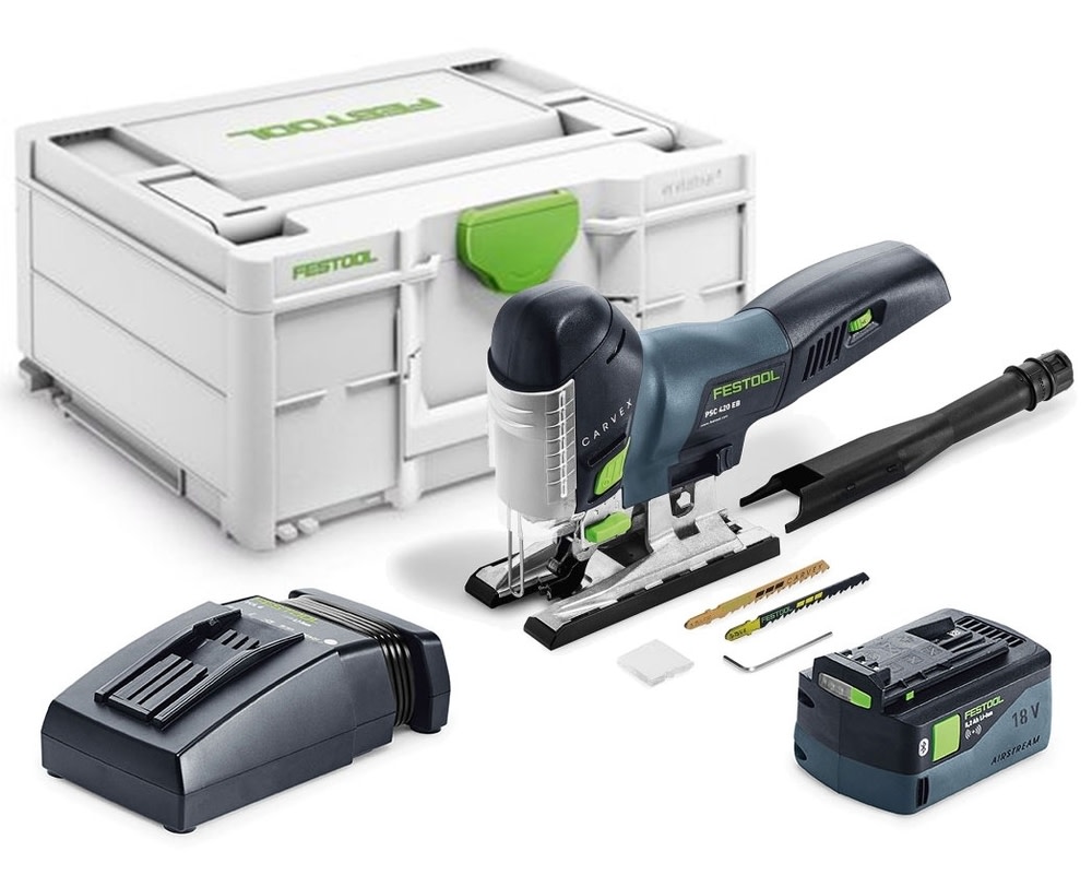 

Festool PSC 420 EB Carvex Jigsaw Bluetooth Kit with Systainer 576527