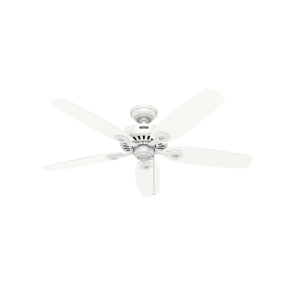 Hunter Fan Builder Plus Ceiling Fan 52in Snow White Snow
