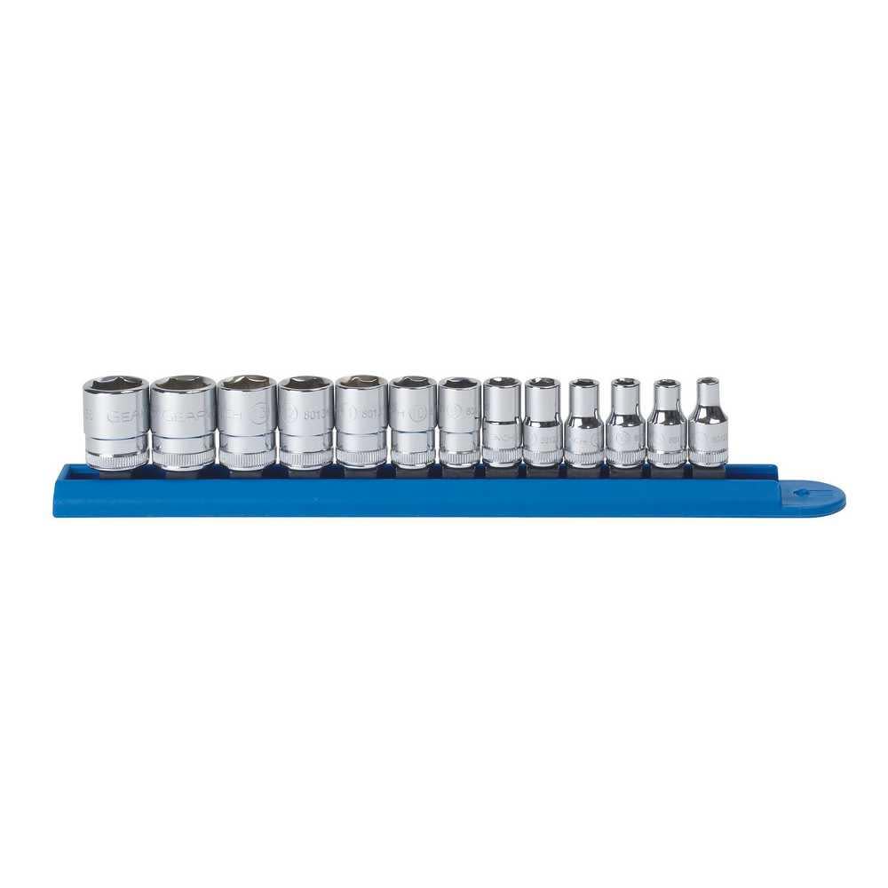 

GEARWRENCH 13 Pc 1/4" Drive 6 Point Standard Metric Socket Set