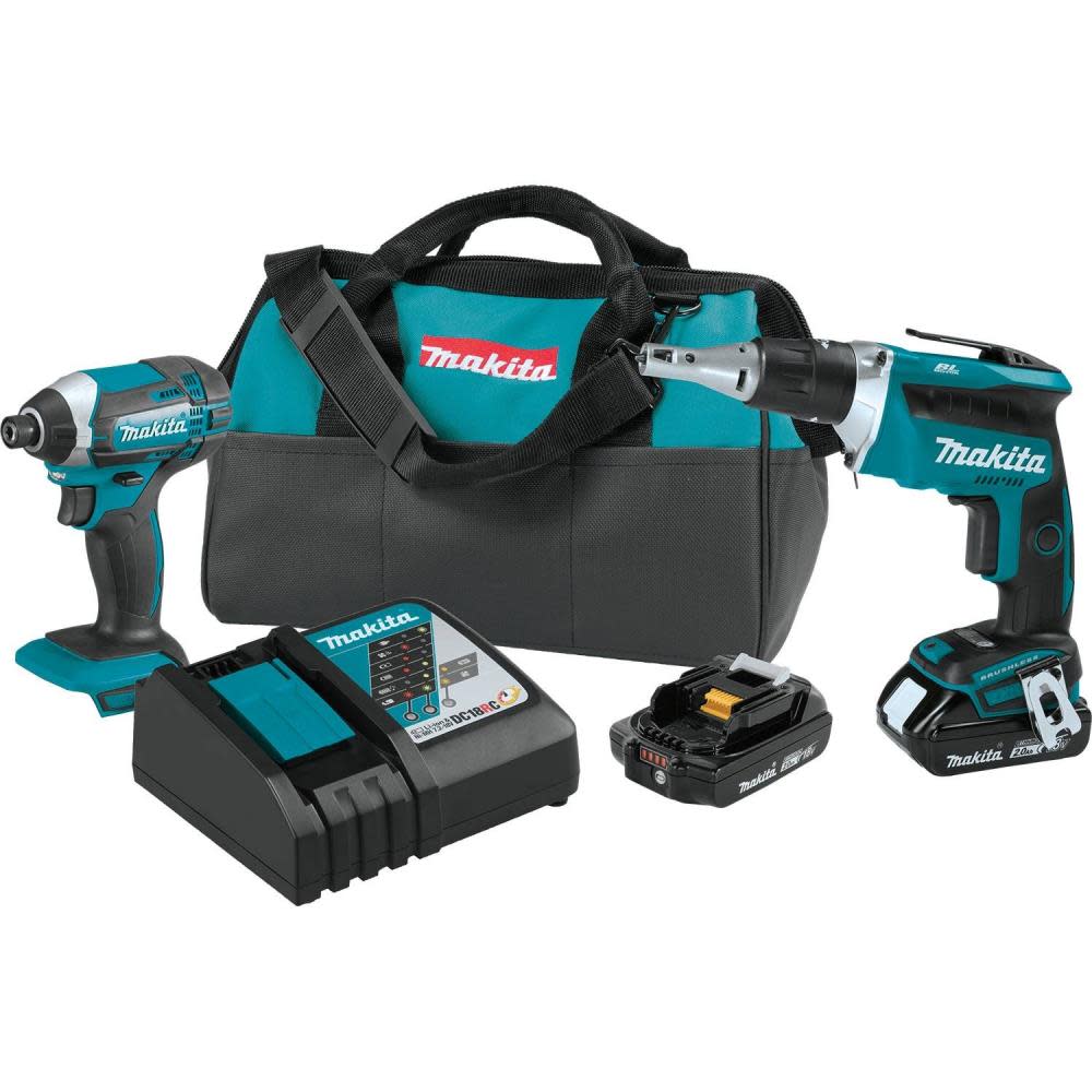 

Makita 18V LXT Lithium-Ion Compact Cordless 2-Pc. Combo Kit (2.0Ah)