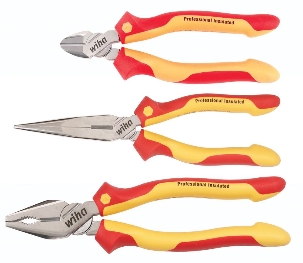 

Wiha Insulated Pliers & Cutters Set 3 piece