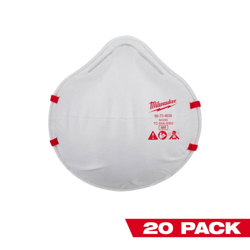 

Milwaukee N95 Respirator 20pk