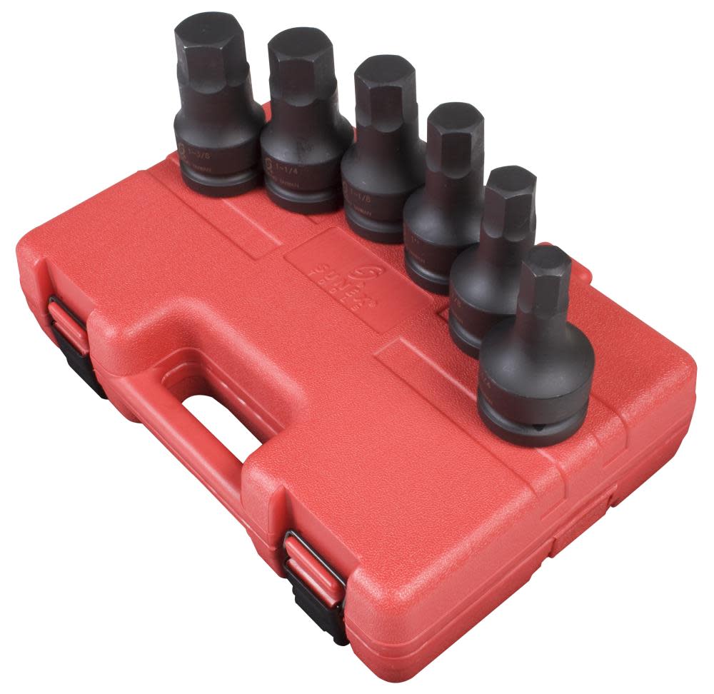 

Sunex 1 In. Dr. SAE Hex Drive Impact Socket Set 6 pc.