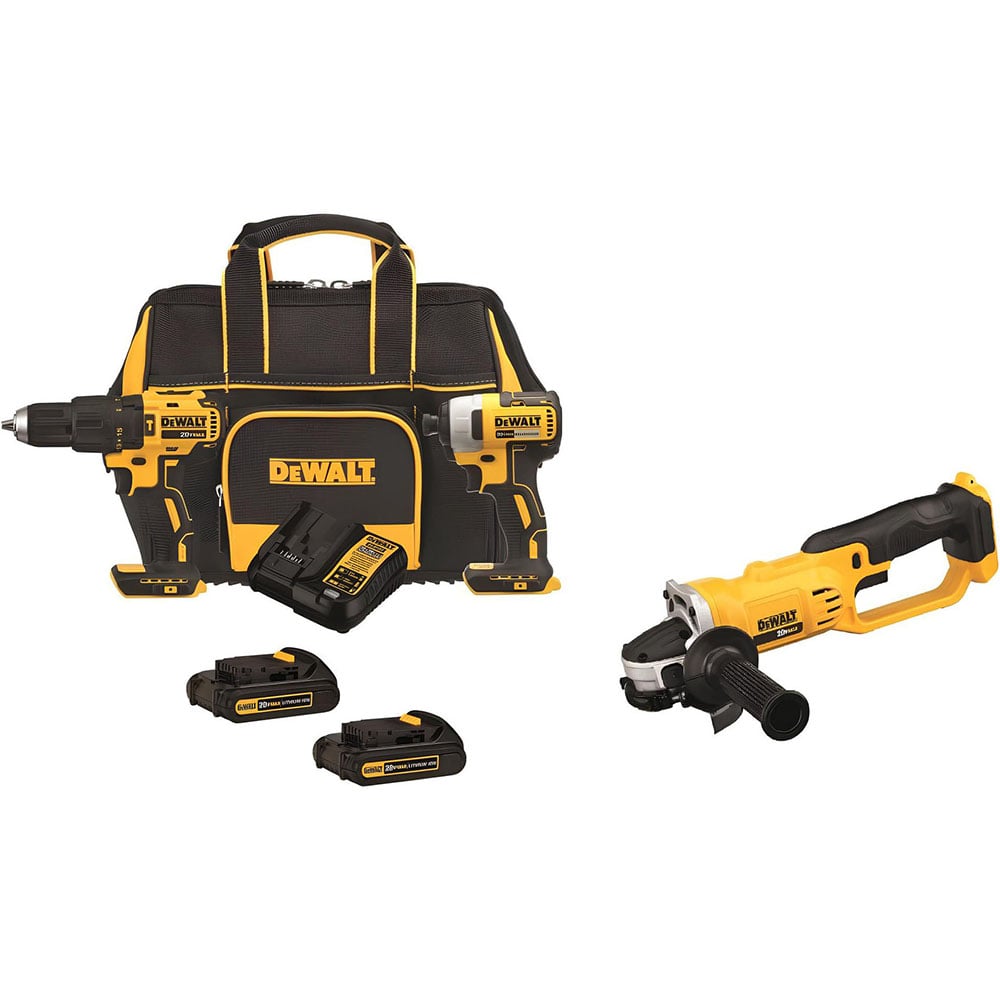 View DEWALT 20V 3 Tool Combo Kit Brushless Bundle