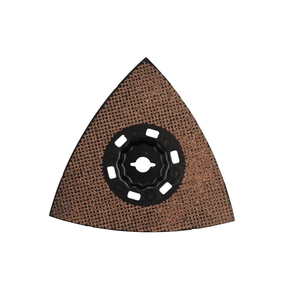 

Makita StarlockMax Oscillating Multi Tool 4 1/2" Tungsten Carbide 60 Grit Delta Triangle Sanding Pad