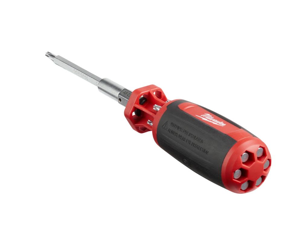 9-in-1 Torx Drive Multi-Bit Screwdriver Tool with Magnetic Chrome-Plated Bits 