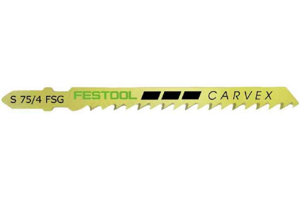 

Festool S75/4FSG Jigsaw Blades 3 In. 6 TPI - Pack of 5