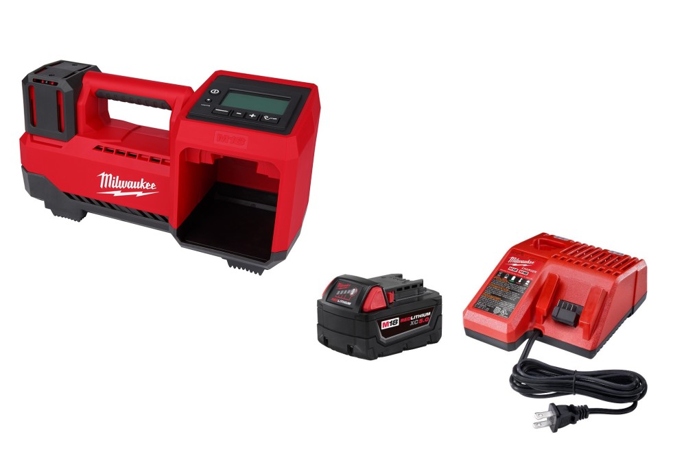 Milwaukee M18 Inflator with XC 5Ah Starter Kit Bundle