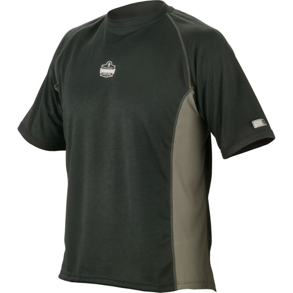 Ergodyne Core 6420 All Season Short Sleeve Black Shirt – XL