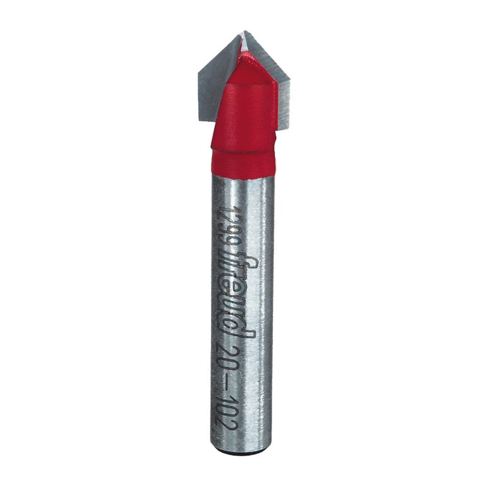 Freud 3/8 In. (Dia.) V Grooving Bit with 1/4 In. Shank